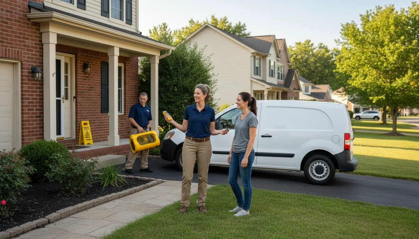 Water restoration image for Dehumidification And Cleanup Services in Pomona, NY